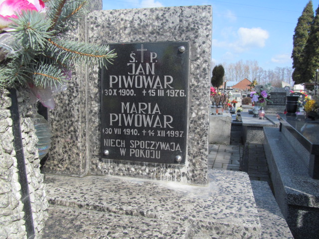 Jan Piwowar 1900 Gorzyce - Grobonet - Wyszukiwarka osób pochowanych