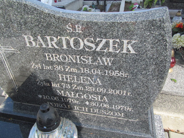 Grób Bronisław Bartoszek