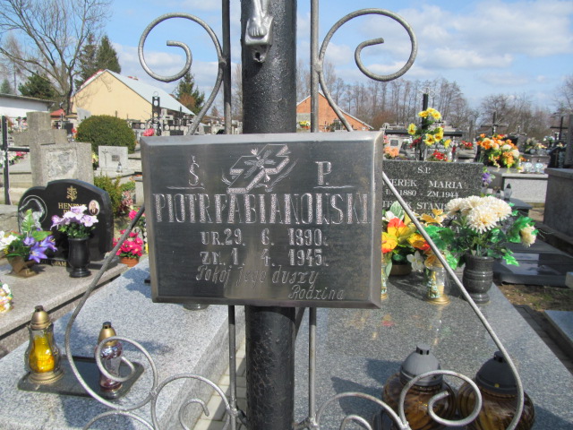 Piotr Fabianowski 1890 Gorzyce - Grobonet - Wyszukiwarka osób pochowanych