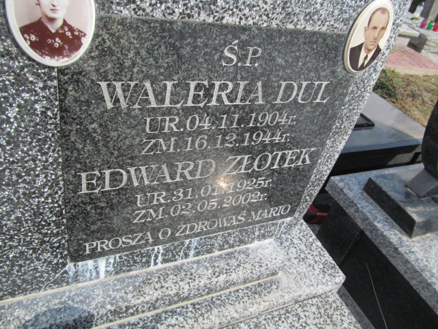 Waleria Dul 1904 Gorzyce - Grobonet - Wyszukiwarka osób pochowanych