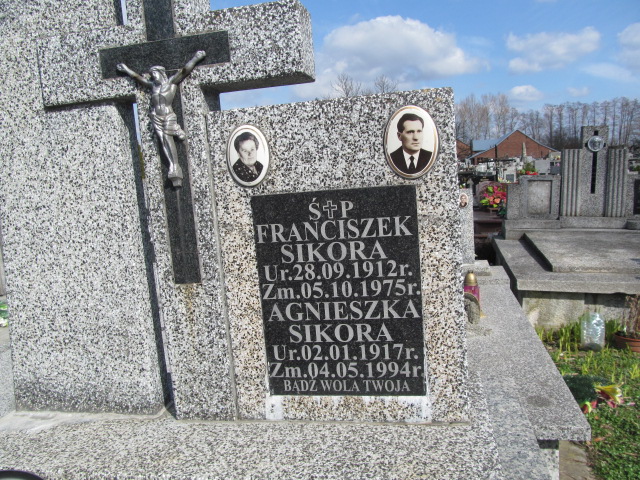 Franciszek Sikora 1912 Gorzyce - Grobonet - Wyszukiwarka osób pochowanych
