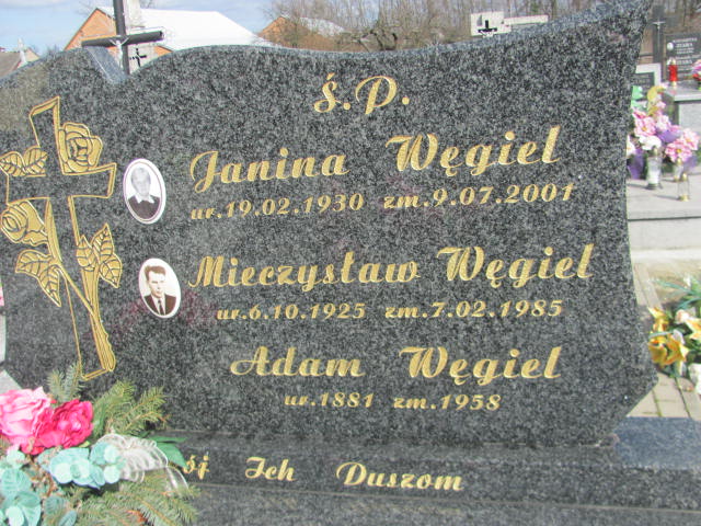 Adam Węgiel 1880 Gorzyce - Grobonet - Wyszukiwarka osób pochowanych