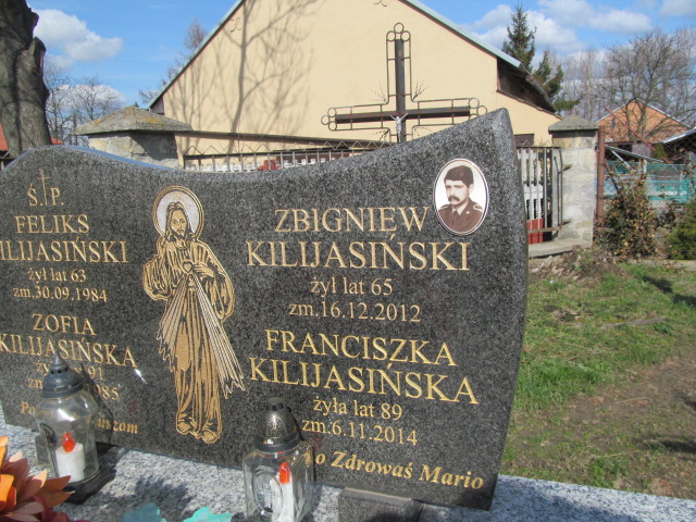 Zbigniew Kilijasiński 1947 Gorzyce - Grobonet - Wyszukiwarka osób pochowanych