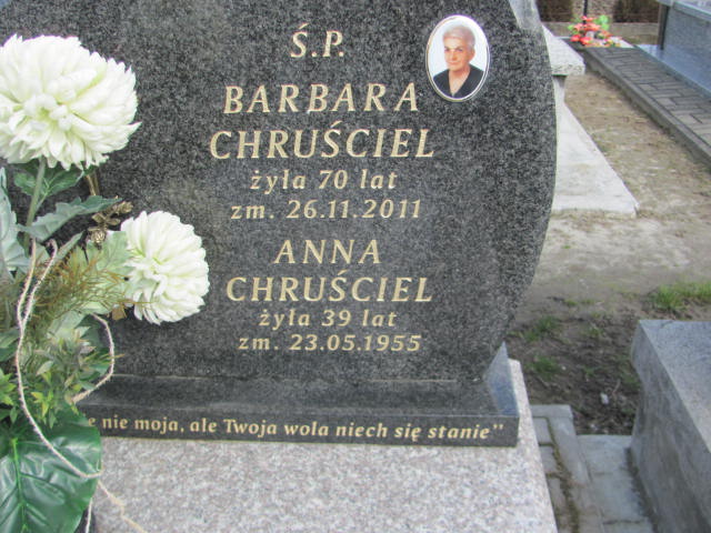 Barbara Chruściel 1941 Gorzyce - Grobonet - Wyszukiwarka osób pochowanych