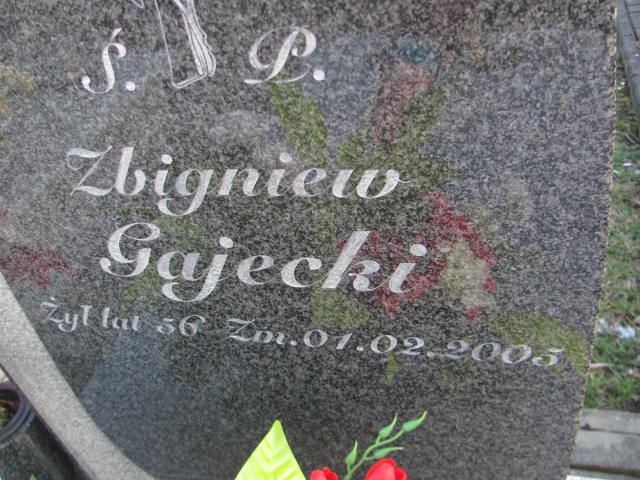 Grób Zbigniew Gajecki