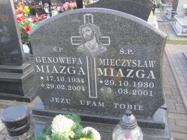 Mieczysław Miazga 1930 Gorzyce - Grobonet - Wyszukiwarka osób pochowanych