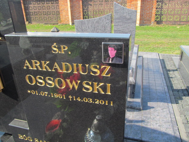 Arkadiusz Ossowski 1961 Gorzyce - Grobonet - Wyszukiwarka osób pochowanych