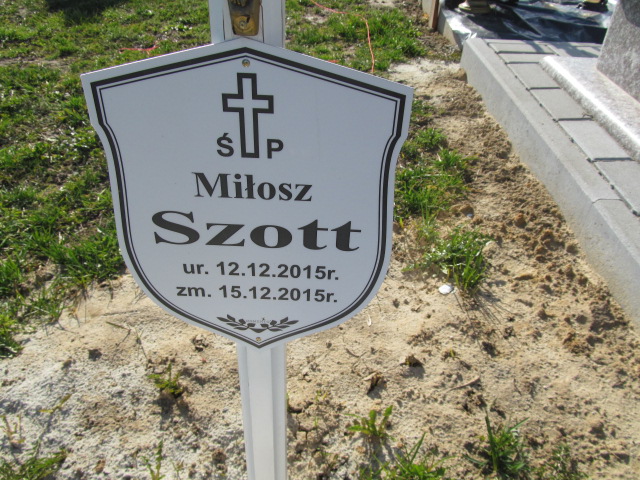Miłosz Szott 2015 Gorzyce - Grobonet - Wyszukiwarka osób pochowanych